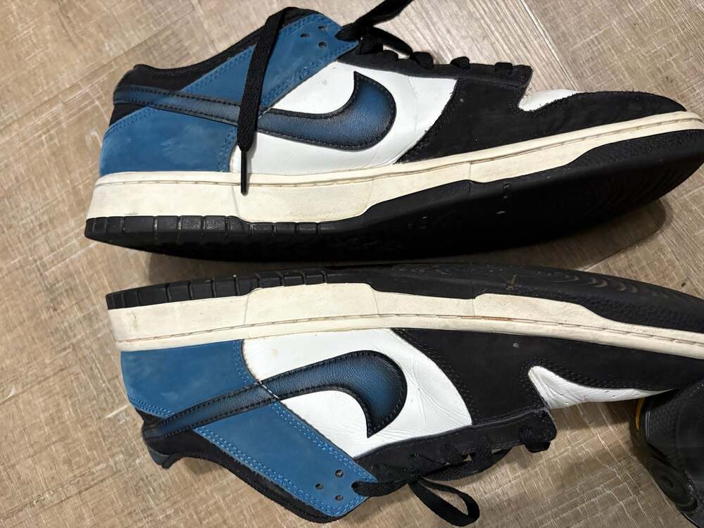 Nike Dunk Low Airbrush Industrial Blue FD6923-100 - Picture 6 of 6